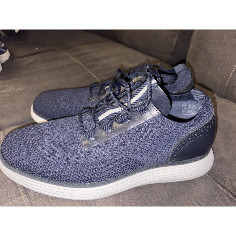 Bruno Marc Men's Mesh Wingtip Oxford Shoes Navy Blue Casual Sneakers Size US 9